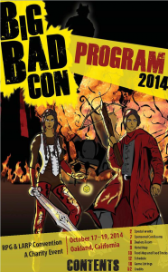 Big Bad Con 2014 Program Cover