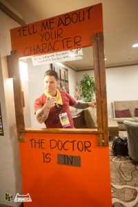 Tell Me About Your Character: Nathan Black at the booth